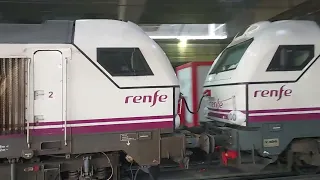 Talgo Intercity 334 doble a Badajoz saliendo de Atocha-Cercanías