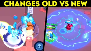 Brawl Stars New Visual Changes In The New Update | Brawl Stars Old vs New Animations