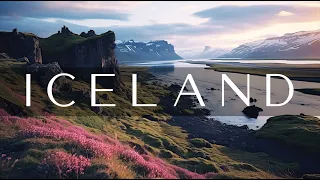 ICELAND Relaxing 4K Music Video of ICELAND | Beautiful drone shots