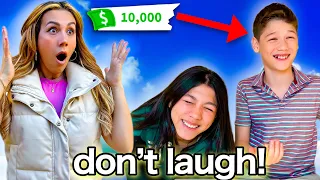 If You Laugh, You Lose! - Challenge *winner gets a mystery prize* | Familia Diamond