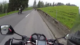 Glaubenbergpass mit der Honda cb125f