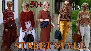 СТРИТ СТАЙЛ ГеРМаНИЯ❤️КАК БыТь СтИлЬНоЙ в 50+❤️СаМа СеБе ДиЗаЙнЕр❤️STREET STYLE#TEFI Германия