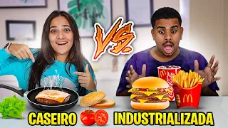 INDUSTRIALIZADO VS CASEIRO - JULIANA BALTAR