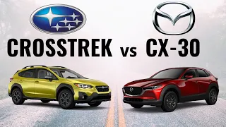 2021 Subaru Crosstrek VS. 2021 Mazda CX-30 - Subcompact Crossover Comparison Review