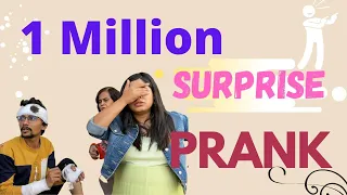 Prank on my Pregnant wife | 1 M Surprise Celebration |Prank Gone Wrong |Shivani Kapila | LittleGLOVE