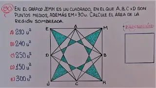 ÁREAS DE REGIONES SOMBREADAS | Razonamiento Matemático