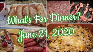 What's For Dinner? June 21, 2020 | Cooking for Two | Pizza Egg Rolls