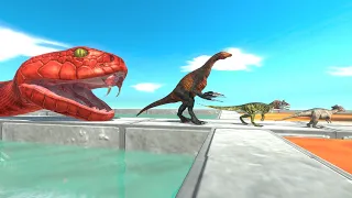 Dinosaurs Race Through Mystical Boxes - Animal Revolt Battle Simulator