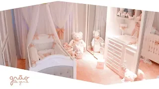 TOUR PELO QUARTO DE BEBÊ PRINCESA CLÁSSICA | Grão de Gente