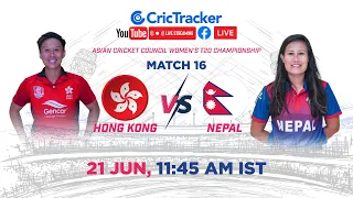 🔴 LIVE: Match 16 Hong Kong Women vs Nepal Women Live Cricket | ACC Women's T20 Championship LIVE