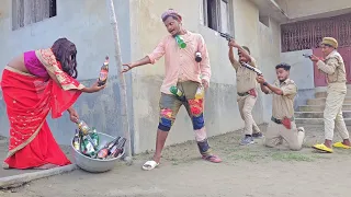 Tilanted Daru BaaZ vs Police 🚔 Entertainment Funny Comedy Video