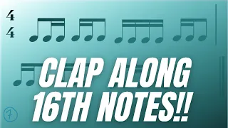 Clap Along Sixteenth Notes // Rhythm Clapping Sixteenth Notes