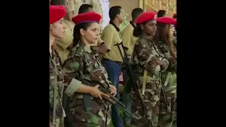 Gaddafi's Amazionian Female Bodyguards