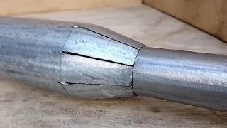 The old welder hid this secret for a long time! How to join round tubes?