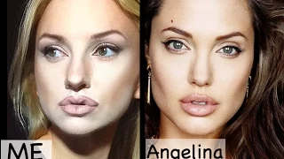 Angelina Jolie Makeup Transformation