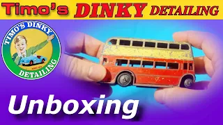 Unboxing a small group of Dinky Toys for future restoration.