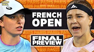 Iga Swiatek vs Karolina Muchova | French Open 2023 Final | Tennis Talk Preview