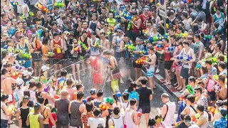 SongKran Festival 2024 | Silom Bangkok Thailand