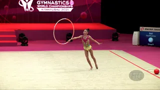 BAILENOVA Dilnaz (KAZ) - 2021 Rhythmic Worlds, Kitakyushu (JPN) - Qualifications Hoop