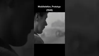 Mobile phone prototype 1946 #shorts #timetravel #oldfootage #timemashine