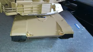 Tamiya 1/16 M1A2 Abrams tank Indoor driving