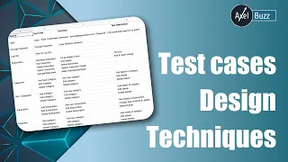 What are Test case design techniques? | software testing | AxelBuzz Testing