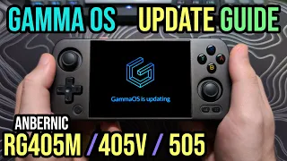 How to Update Gamma OS - RG405m / 405v / 505