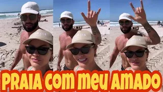 Gusttavo Lima e Andressa Suita CURTE praia em Miami com filhos e ENCANTA fãs