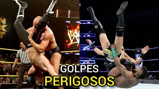 GOLPES PERIGOSOS QUE SÃO USADOS NA WWE ATUALMENTE