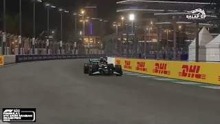 F1 Race Highlight Lewis Hamilton Mercedes AMG Petronas F1 Team at Jeddah 2023 Arabian Grand Prix