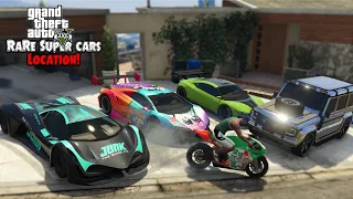 GTA 5 Story Mode Rare Super Cars Locations 2022!