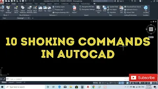 AutoCAD New 10 commands add in your knowledge
