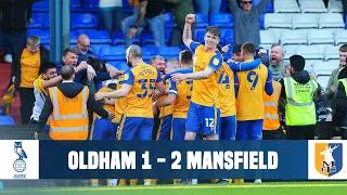 Oldham Athletic v Mansfield Town highlights