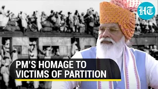 PM Modi invokes 1947 Partition, calls it biggest horror of last century | 75th Independence Day