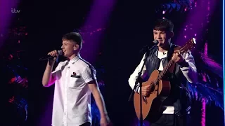Sean and Conor Price  sing "Cheap Thrills” &Comments X Factor 2017 Live Show week 2 Saturday
