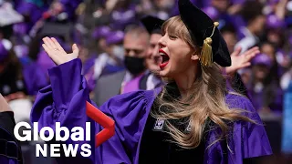 Taylor Swift gives NYU commencement speech after accepting honorary degree