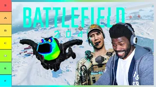 The ULTIMATE Battlefield 2042 Tactic Tier List | The Chill Zone Reacts