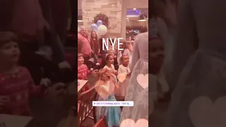 NYE 2018 Elsa and Anna Party