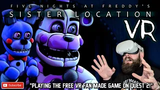 Five Nights at Freddys Sister Location VR / Playing FNAF Sister Location VR on Oculus Quest 2 (LINK)