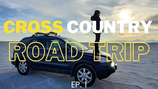 SOLO CROSS COUNTRY ROAD TRIP FROM NEW YORK TO CALIFORNIA VLOG Ep 1  + 5 PACKING TIPS