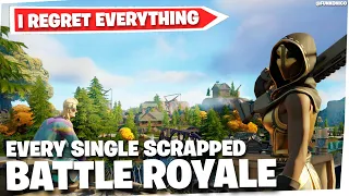 All my SCRAPPED Mini Br's In Fortnite Creative | Fortnite Mini BR