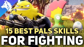Palworld 15 STRONGEST Pal Skills In A FIGHT! Rockets, Guns, Grenades & MORE!