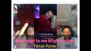 I fake slept on FaceTime to see my gf/bf reaction  😜😜😜 --- Tiktok Porter