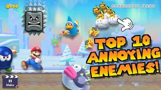 Top 10 Most ANNOYING Enemies in Mario Maker 2!