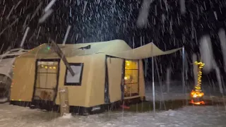 OUR SNOWY NEW YEAR'S CAMP