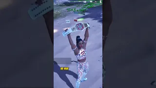 My First Elimination With Bianca Belair In Fortnite