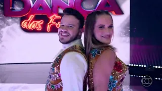 Matheus Fernandes e Aline Ramos  se apresentam no ritmo pisadinha na dança dos famosos | Domingão