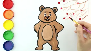 Сурет салу.| Аю| Қуыр-Қуыр Қуырмаш.How to draw Bear.| Torghai-tv 2019.