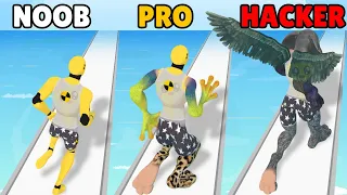 NOOB vs PRO vs HACKER in Merge Animals 3D