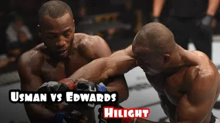 Лучшие моменты Камару Усман vs Леон Эдвардс HD HL / Highlight  Usman vs Edwards HD HL